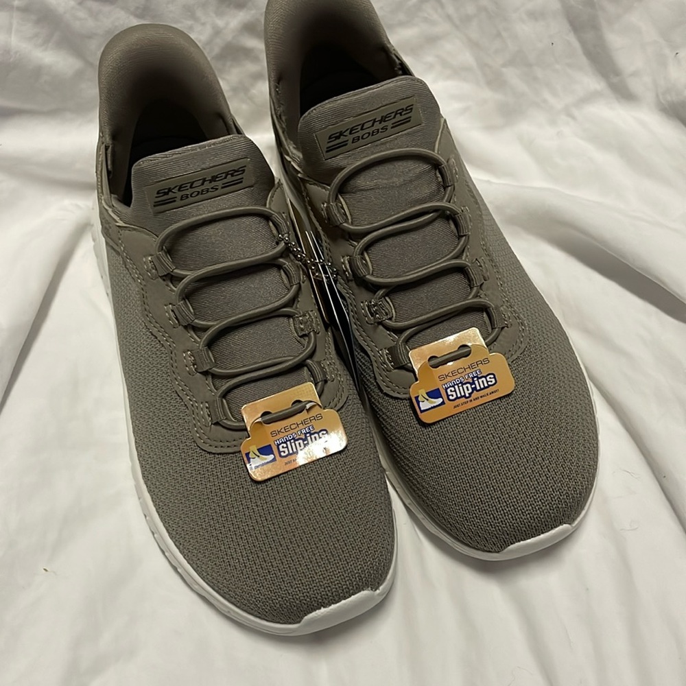 Skechers BOB Slip-ins, Grey, Ladies Size 6